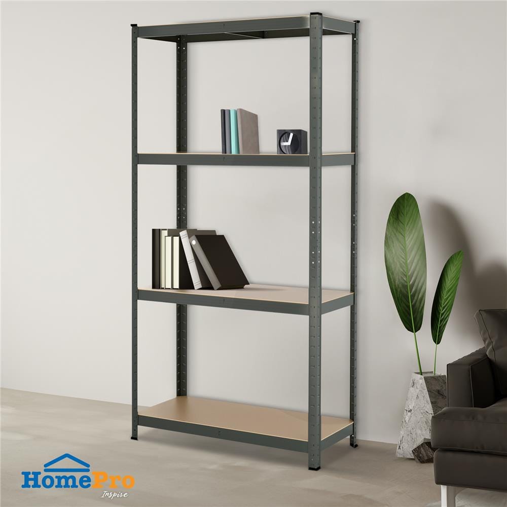 ชั้นเหล็ก 4 ชั้น MATALL เล็ก 180x90 ซม. สีเทา