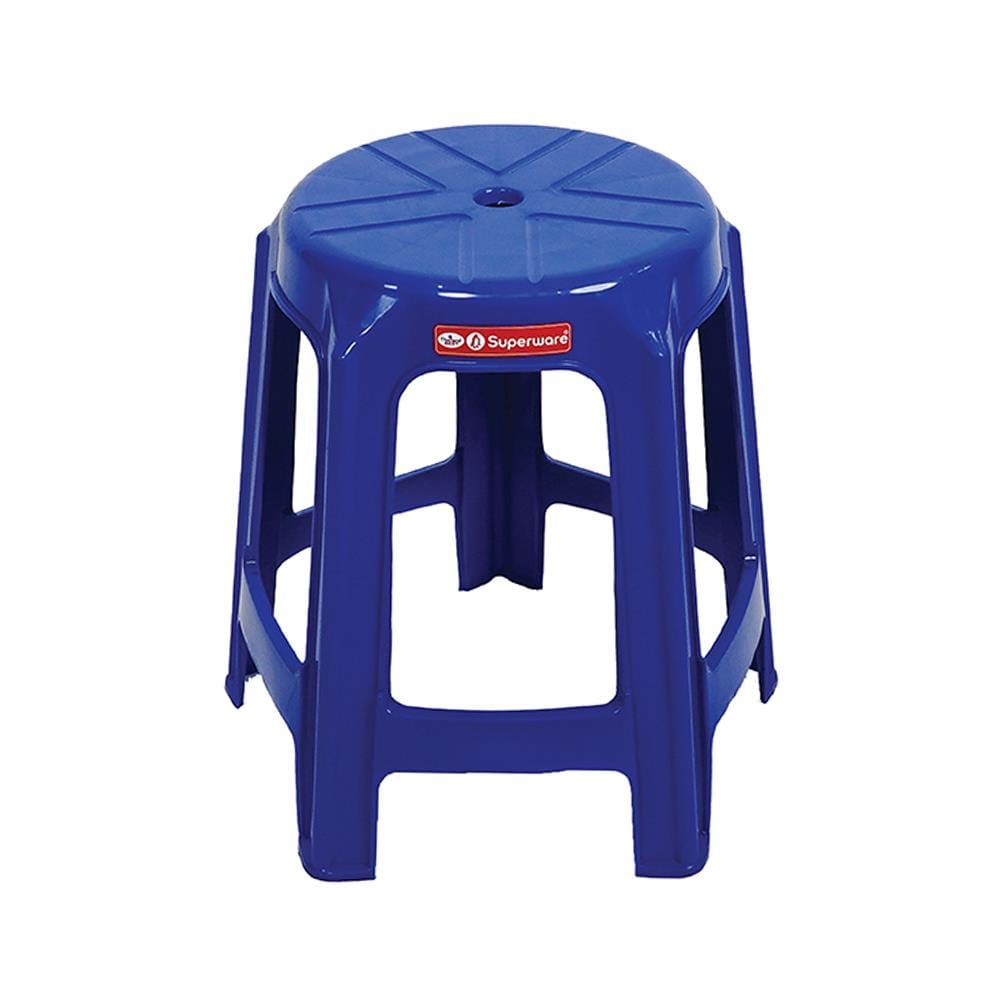 เก้าอี้พลาสติก SUPERWARE CH-61 สีน้ำเงิน