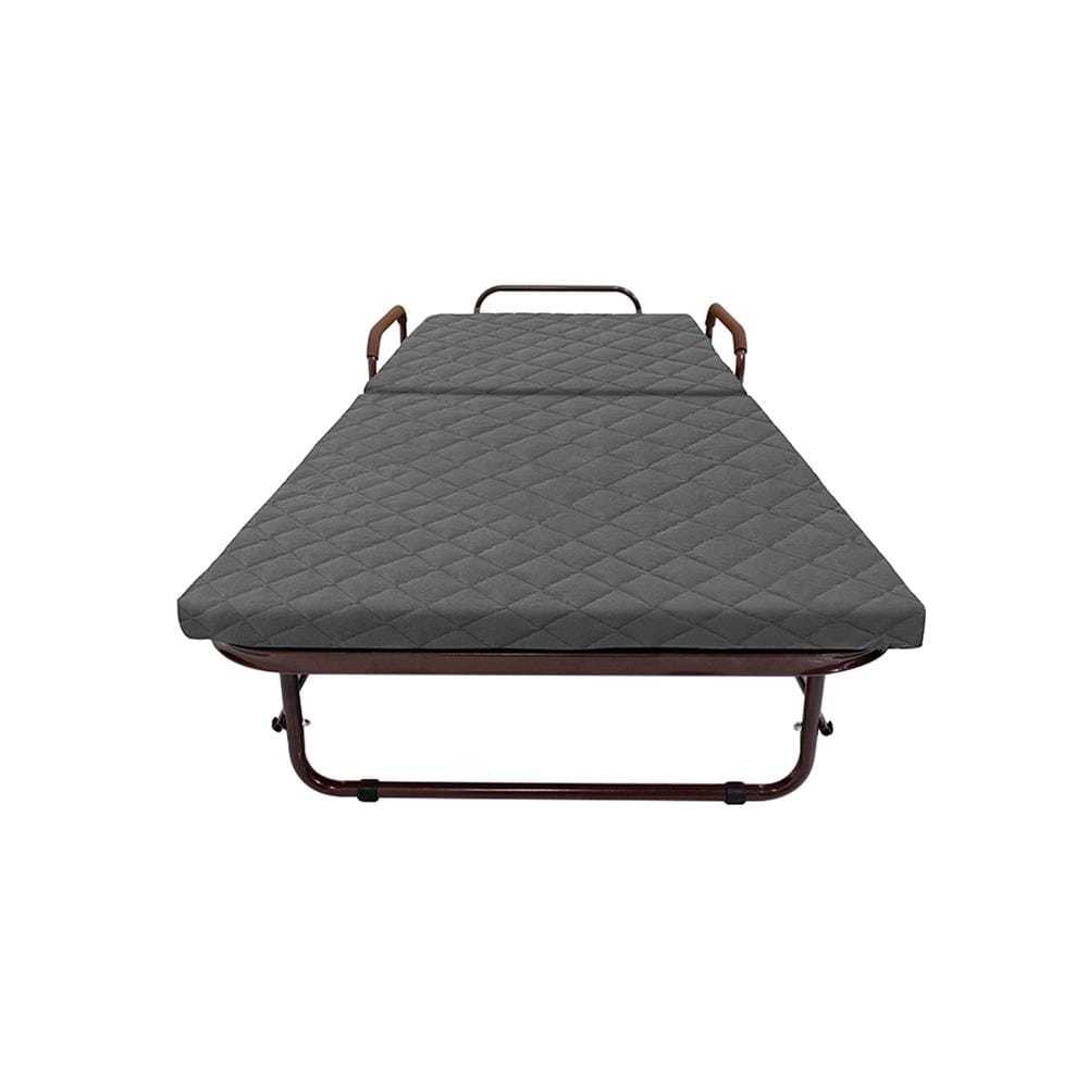 เตียงพับพร้อม TOPPER THAIBULL OLT235-90H สีเทา