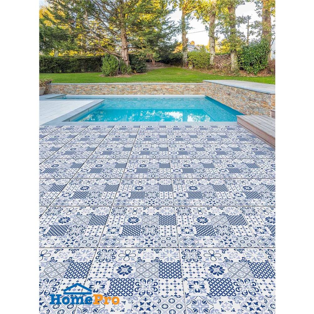 กระเบื้องพื้น 16x16 นิ้ว DURAGRES เปเรซ ฟ้า A 0.96 ตร.ม.