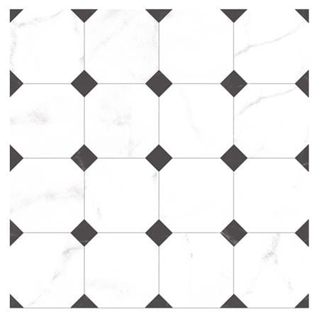 กระเบื้องพื้น 16x16 นิ้ว DURAGRES บันดาหยา ขาว A 0.96 ตร.ม.
