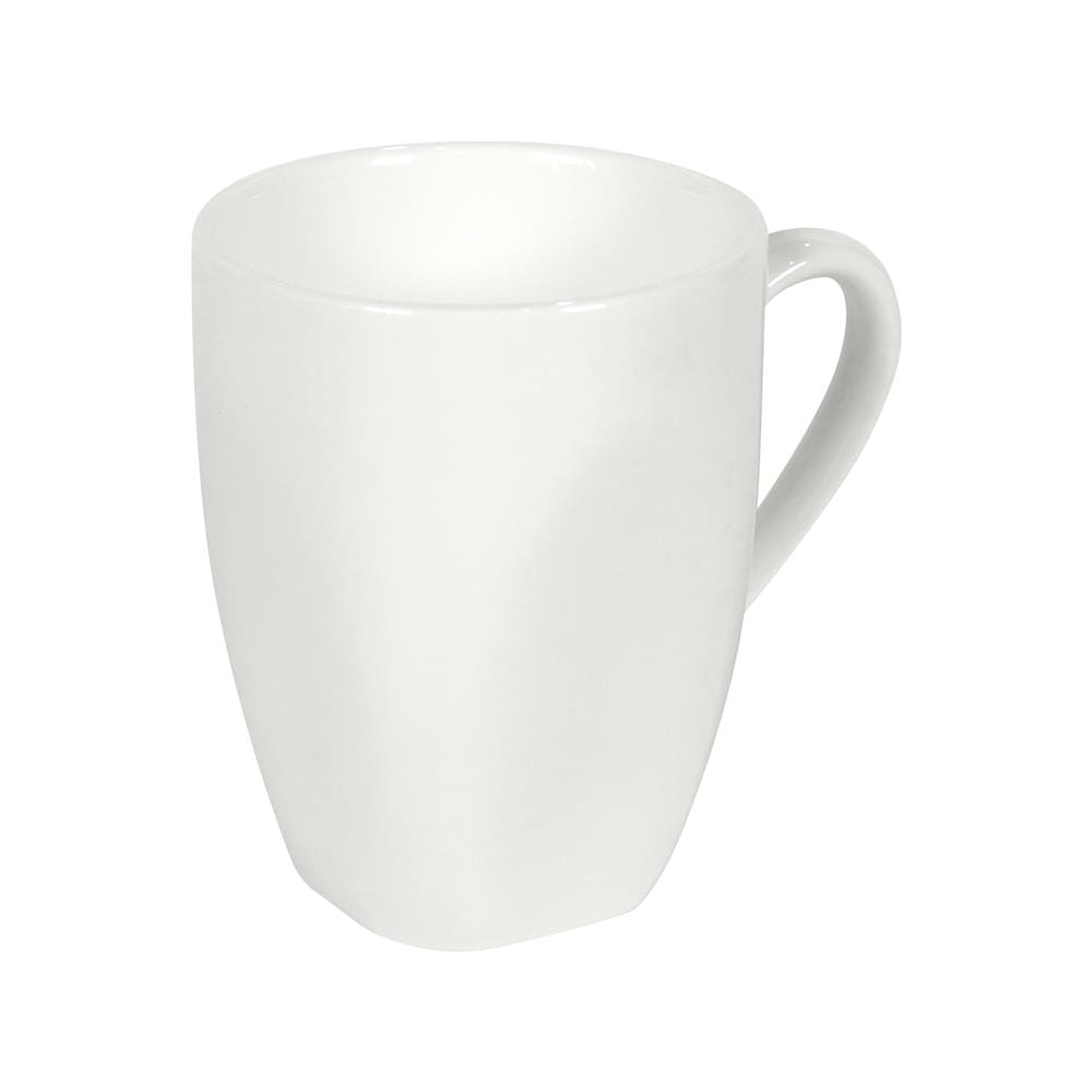 ถ้วยหู PORCELAIN 300 มล. KECH SNOW PETAL สีขาว