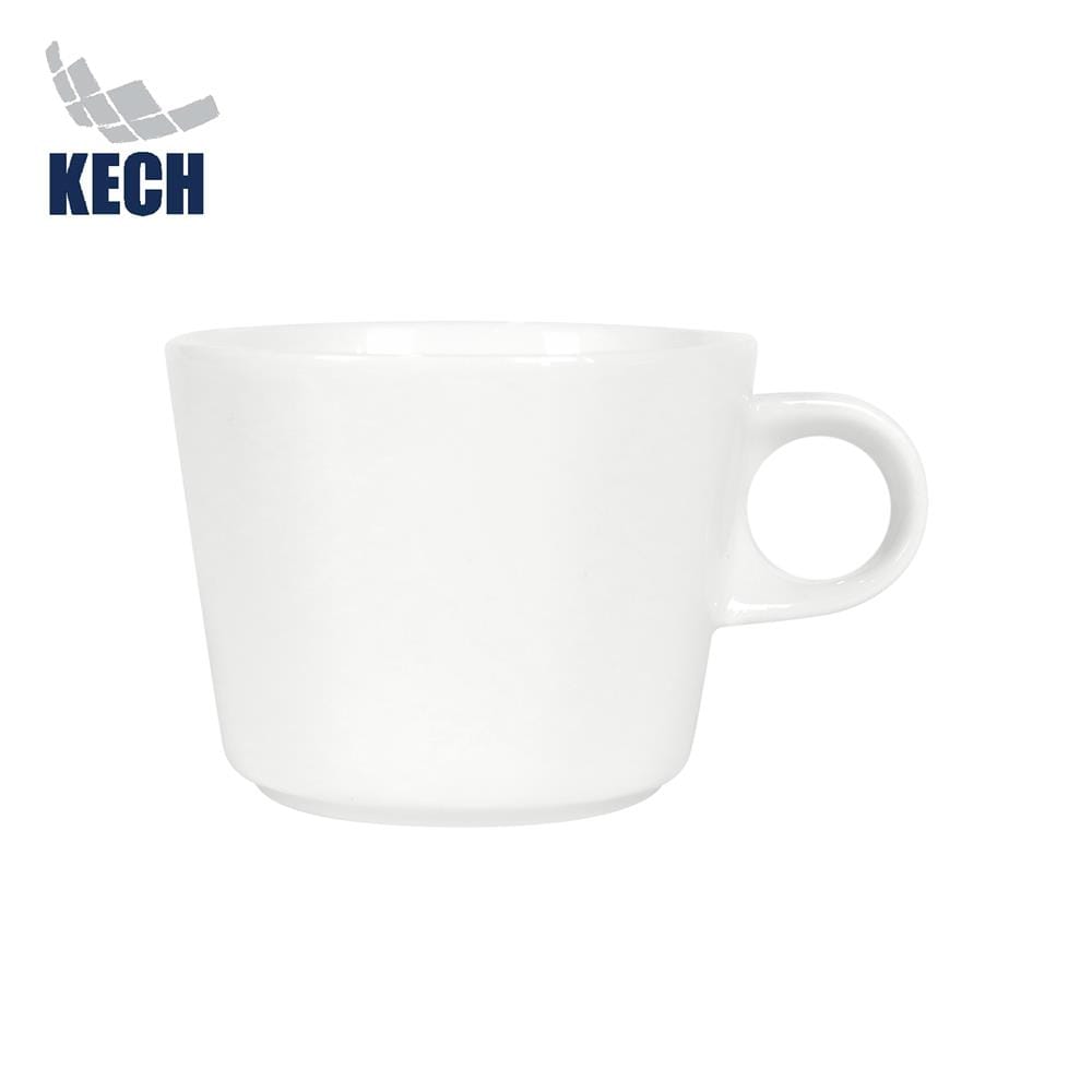 ถ้วยหู PORCELAIN 90 มล. KECH SNOW CUP สีขาว_1