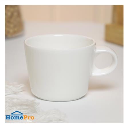 ถ้วยหู PORCELAIN 90 มล. KECH SNOW CUP สีขาว_4