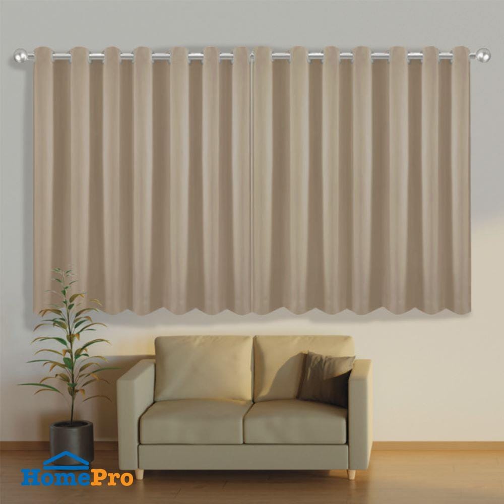 ผ้าม่าน EYELET HOME LIVING STYLE DARIO UV 260X160 ซม. สีน้ำตาล