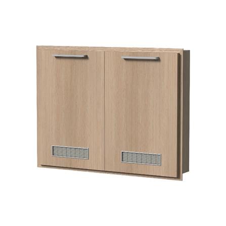 หน้าบานคู่ UPVC CABIN JUNO 84.5x64.5 ซม. สีบีช_1
