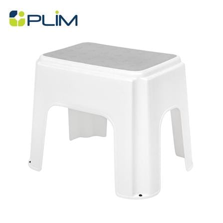 เก้าอี้เหลี่ยมเตี้ย PLIM 24X34X30 ซม. สีขาว_0