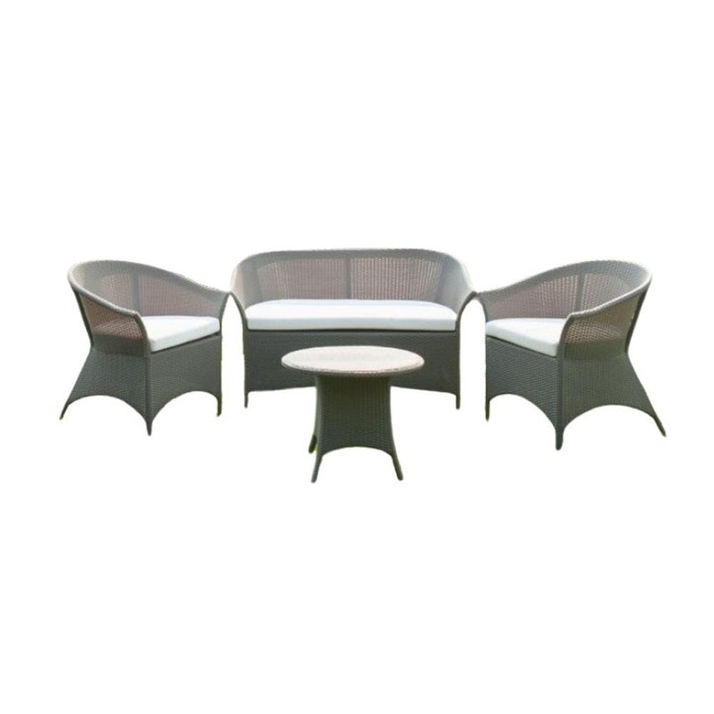 ชุดโซฟาสนาม 4 ที่นั่ง IVY SF015 LONDONER SOFA SET สีเทา