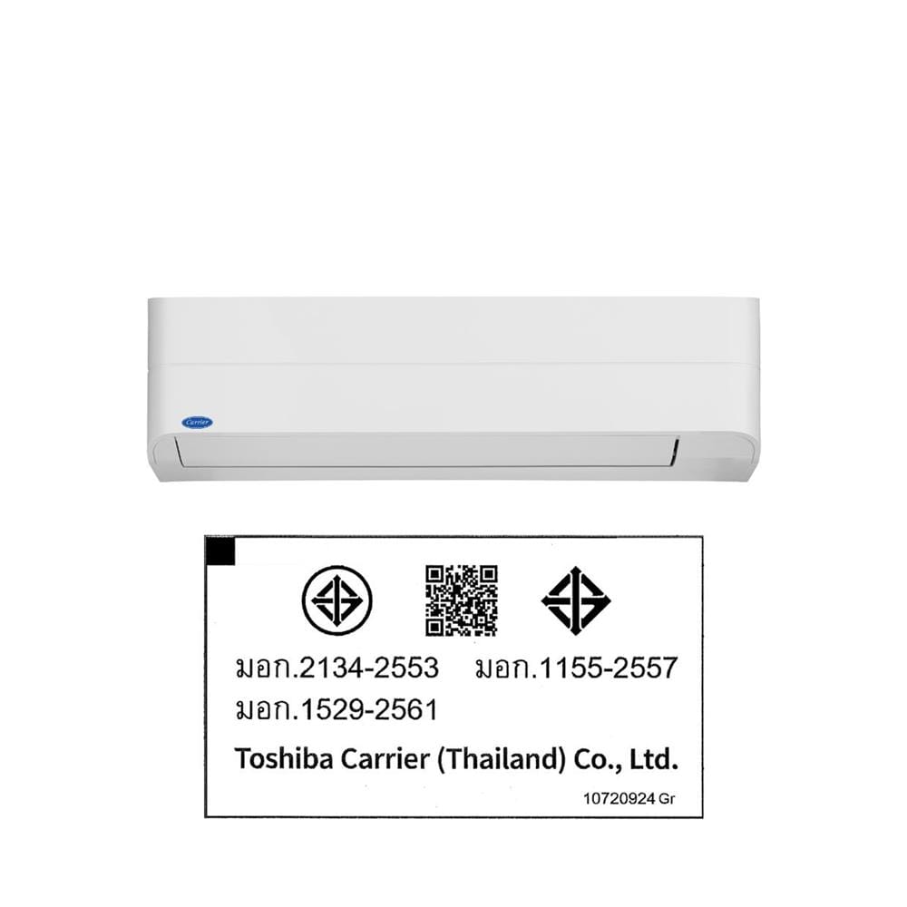 แอร์ผนัง CARRIER 42TVEA028A/38TVEA028A 25200 บีทียู อินเวอร์เตอร์