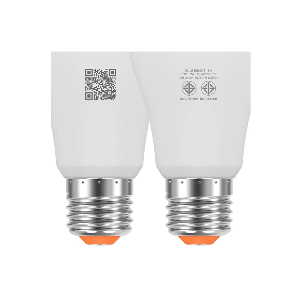 หลอด LED LAMPTAN A60 BRIGHT 13 วัตต์ COOL WHITE E27