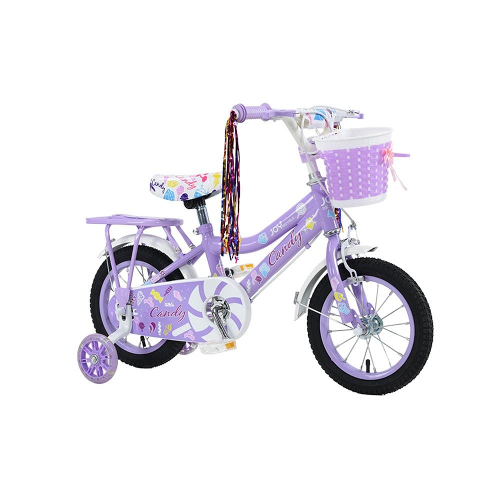 จักรยานเด็ก 12 นิ้ว JOY BICYCLE CANDY สีม่วง