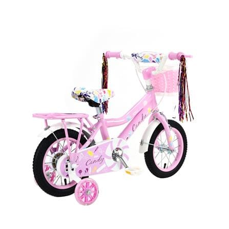 จักรยานเด็ก 12 นิ้ว JOY BICYCLE CANDY สีชมพู_3