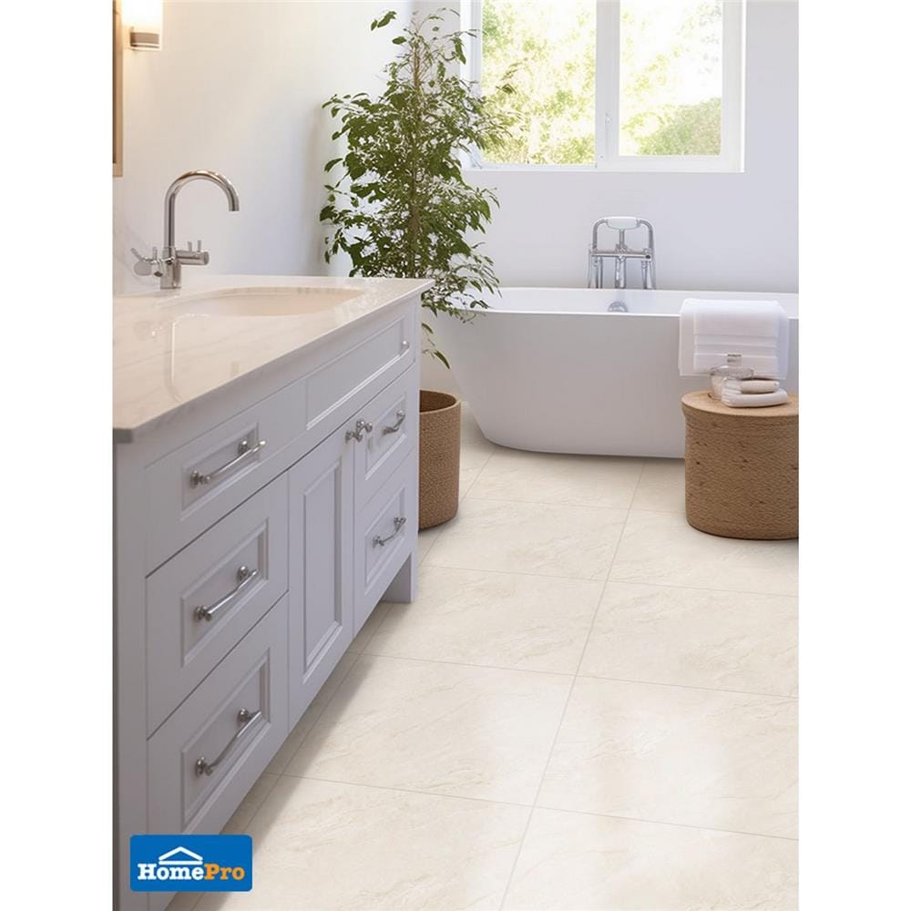 กระเบื้องพื้นพอร์ซเลน 60x60 ซม. TARA คาลิน่า เบจ A 1.44 ตร.ม.
