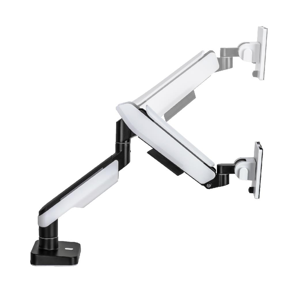 แขนจับจอมอนิเตอร์ ERGOTREND ROBOT 01 RGB สีขาว