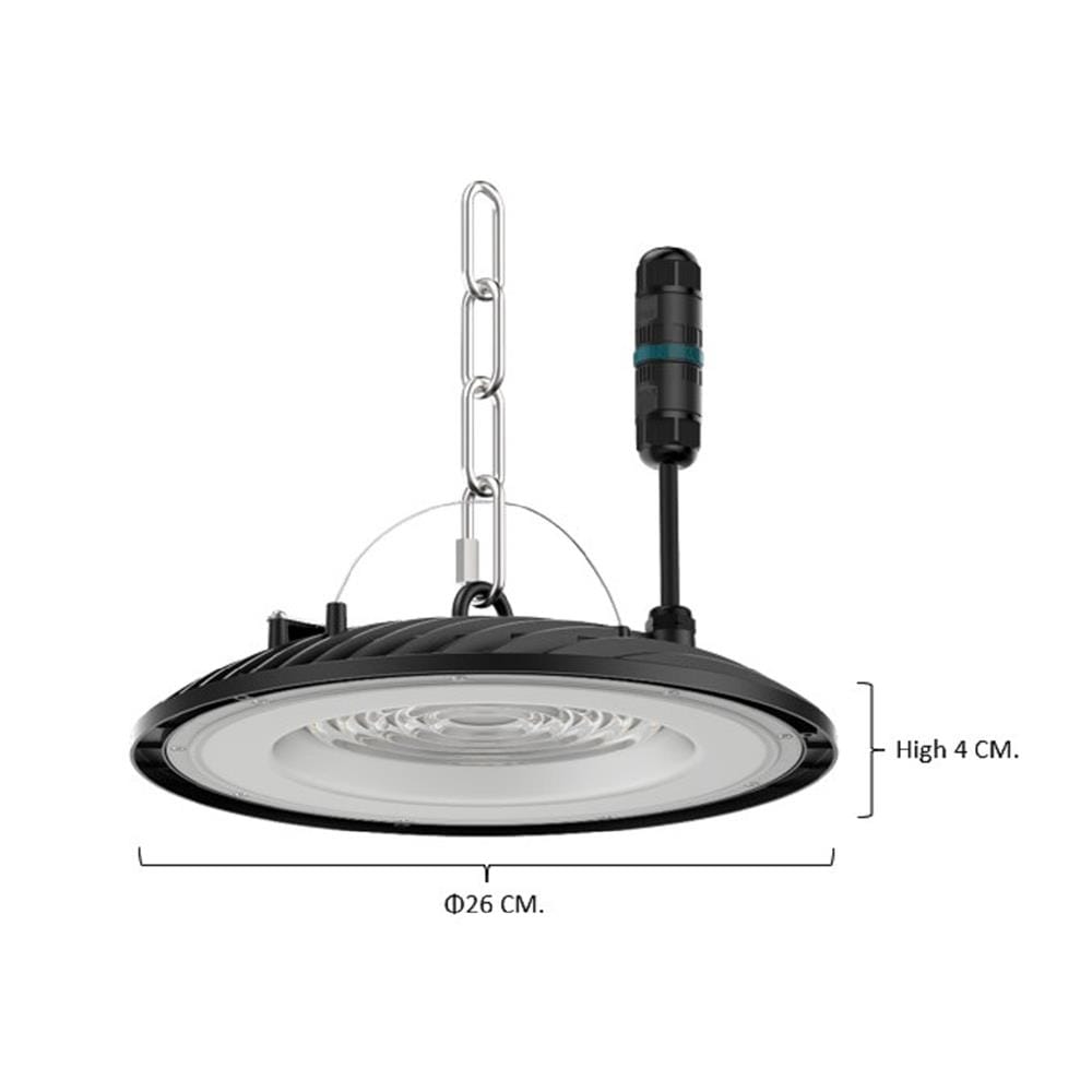 โคมไฮเบย์ LED PANASONIC NYV20063BE1A 100 วัตต์ DAYLIGHT สีดำ