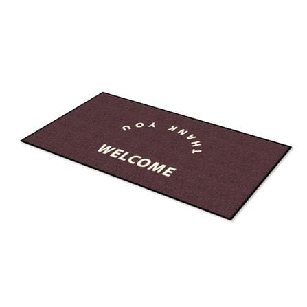 พรมเช็ดเท้าดักฝุ่น KLEEN-TEX WELCOME-T 70X150 ซม. สีน้ำตาล_3
