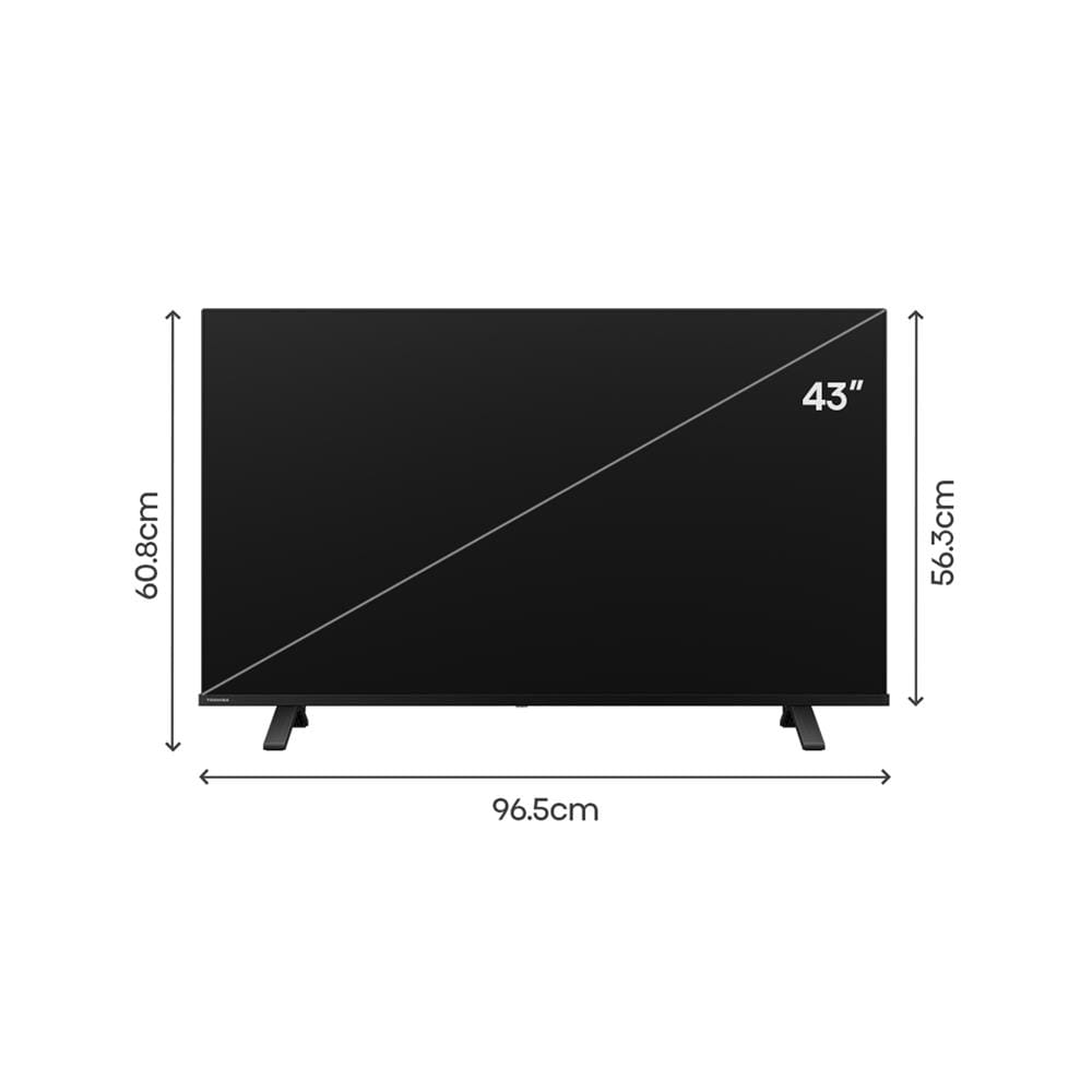ทีวีแอลอีดี 43 นิ้ว TOSHIBA (FULL HD, LED, VIDAA) 43E31MP