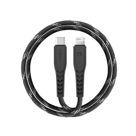 สายชาร์จ USB-C TO LIGHTNING ENERGEA NYLOFLEX 1.5 เมตร สีดำ_0