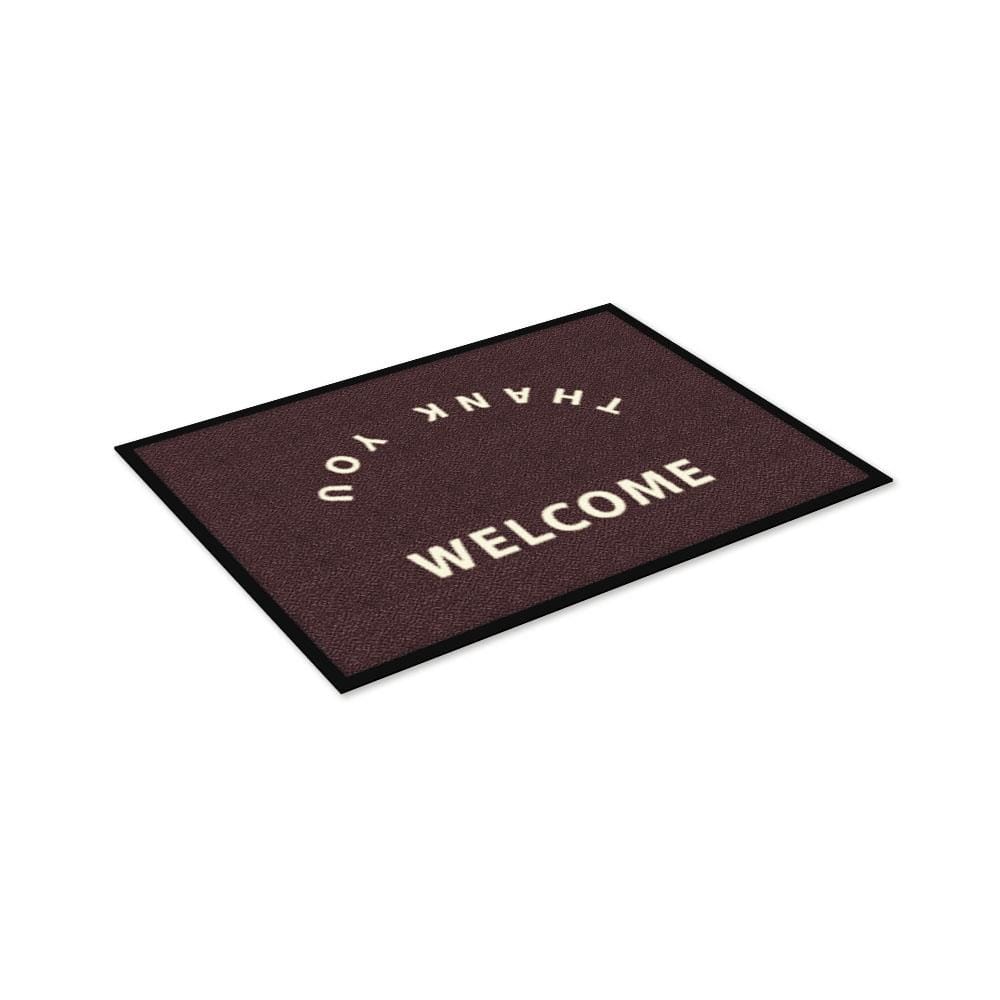 พรมเช็ดเท้าดักฝุ่น KLEEN-TEX WELCOME-T 60X85 ซม. สีน้ำตาล