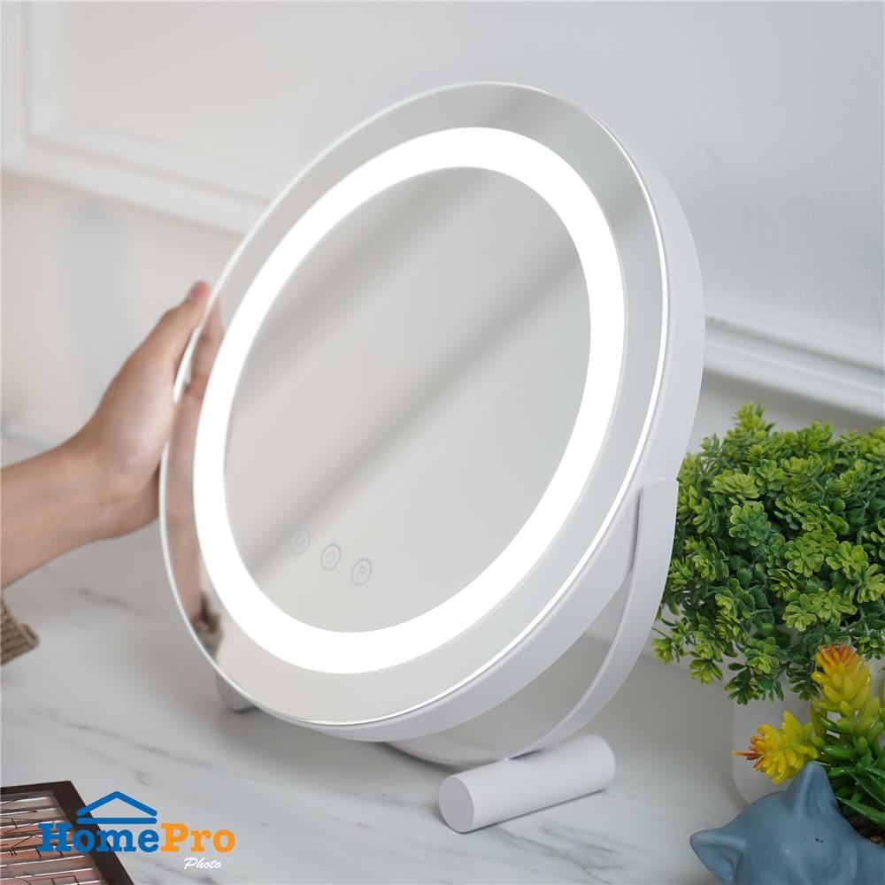 กระจกส่องหน้า LED MOYA K23123 สีขาว