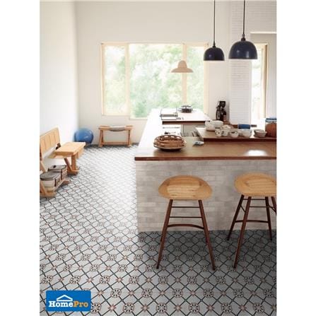 กระเบื้องพื้นพอร์ซเลน 20x20 ซม. TARA อัลม่าร์ ขาว A 1 ตร.ม._2