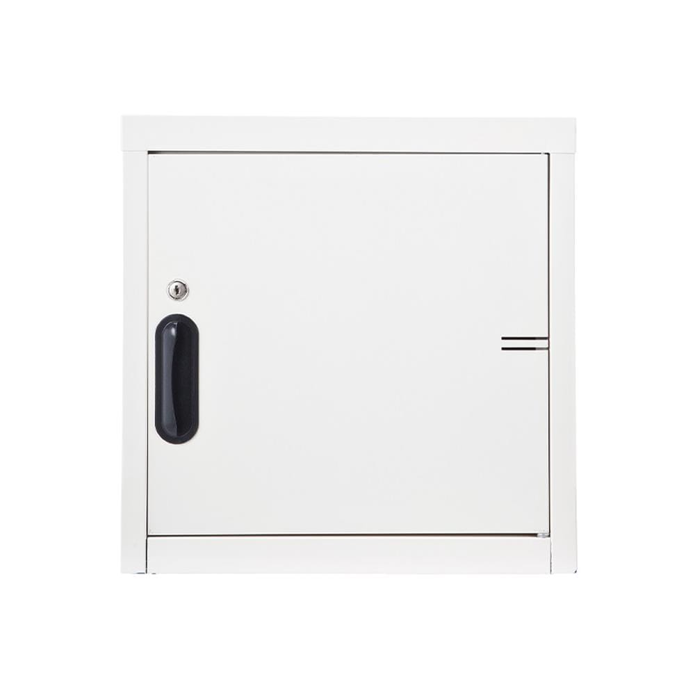 ตู้เหล็กบานเปิดทึบ KIOSK UNI-1 WHITE สีขาว