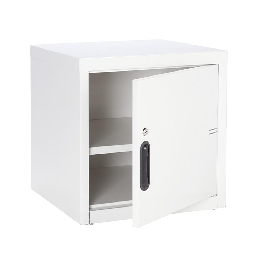 ตู้เหล็กบานเปิดทึบ KIOSK UNI-1 WHITE สีขาว