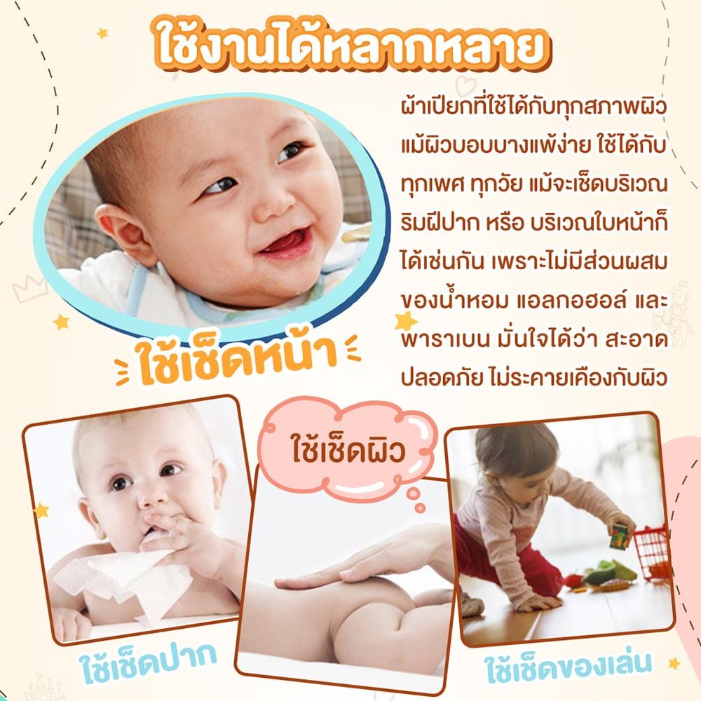 ผ้าเช็ดทำความสะอาดผิว SAKER0144-1 80P_1