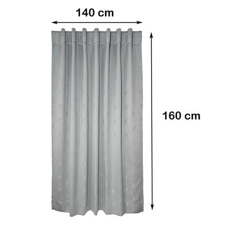 ผ้าม่านซ่อนหู HOME LIVING STYLE HORY UV 140X160 ซม. สีเทา_5