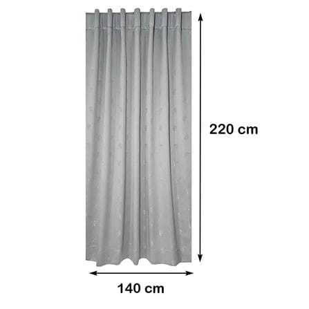 ผ้าม่านซ่อนหู HOME LIVING STYLE HORY UV 140X220 ซม. สีเทา_6