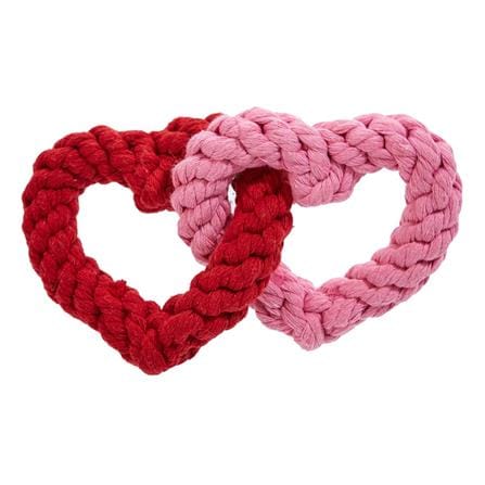 ของเล่นสุนัข FOFOS LOVE HEART ROPE RINGS_0