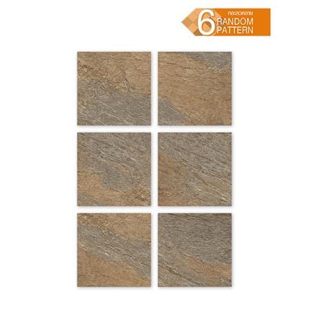 กระเบื้องพื้นพอร์ซเลน  40x40 ซม. TARA โคเวย์ น้ำตาล A 0.96 ตร.ม._1
