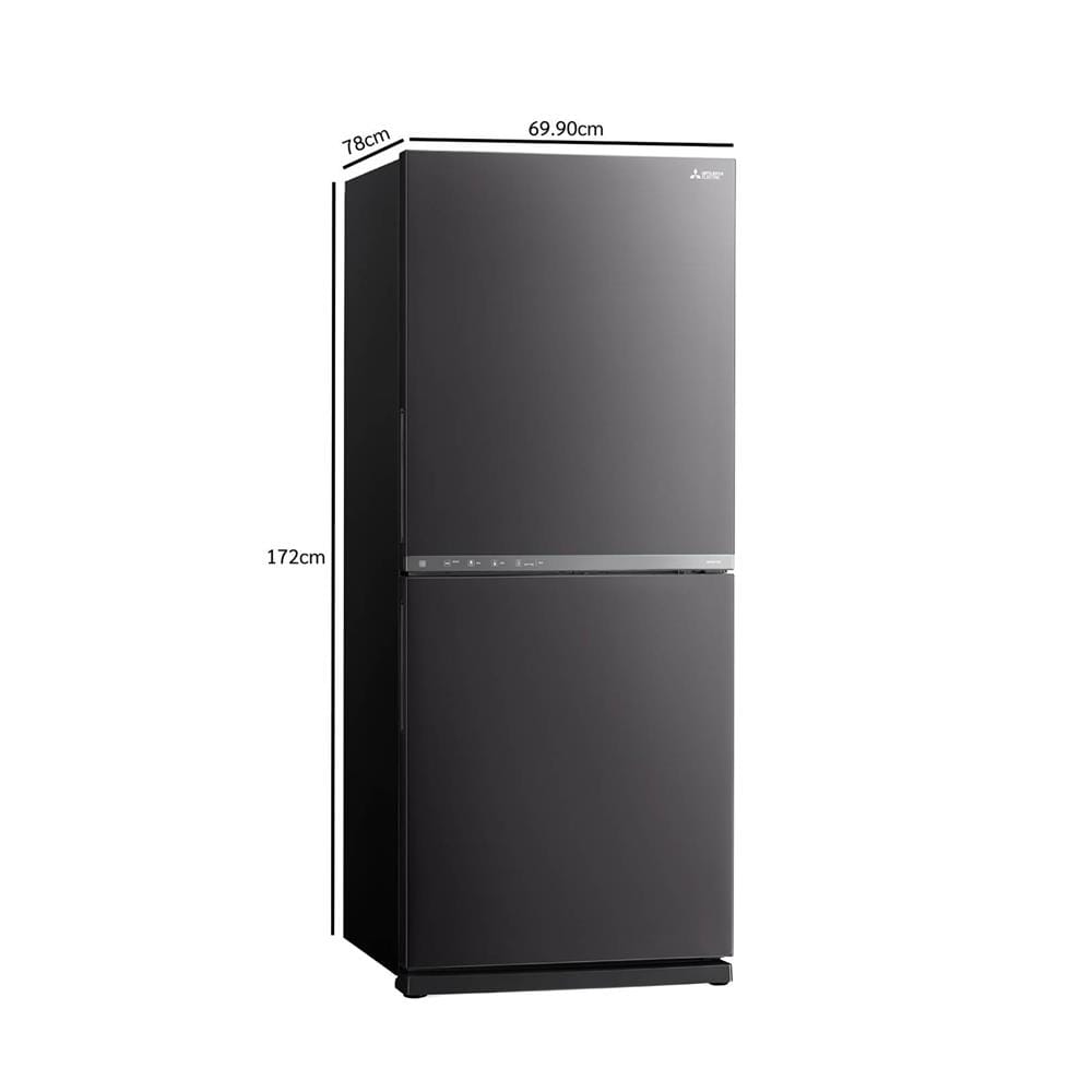 ตู้เย็น 2 ประตู MITSUBISHI MR-HS46EX-SDS 14.9 คิว สีเงินเข้ม อินเวอร์เตอร์