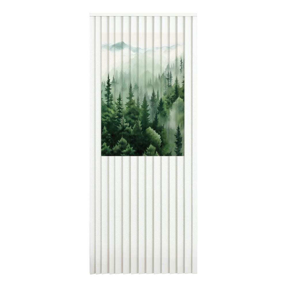 มู่ลี่ PVC HOME LIVING STYLE HILL 80X200 ซม. สีขาว/เขียว
