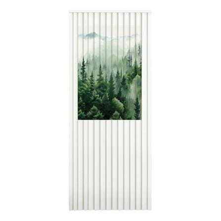 มู่ลี่ PVC HOME LIVING STYLE HILL 80X200 ซม. สีขาว/เขียว