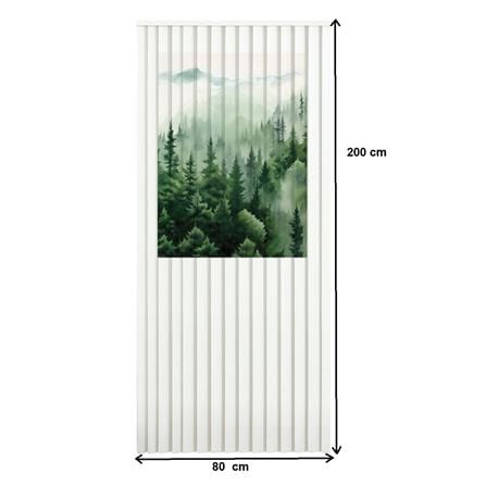 มู่ลี่ PVC HOME LIVING STYLE HILL 80X200 ซม. สีขาว/เขียว_4