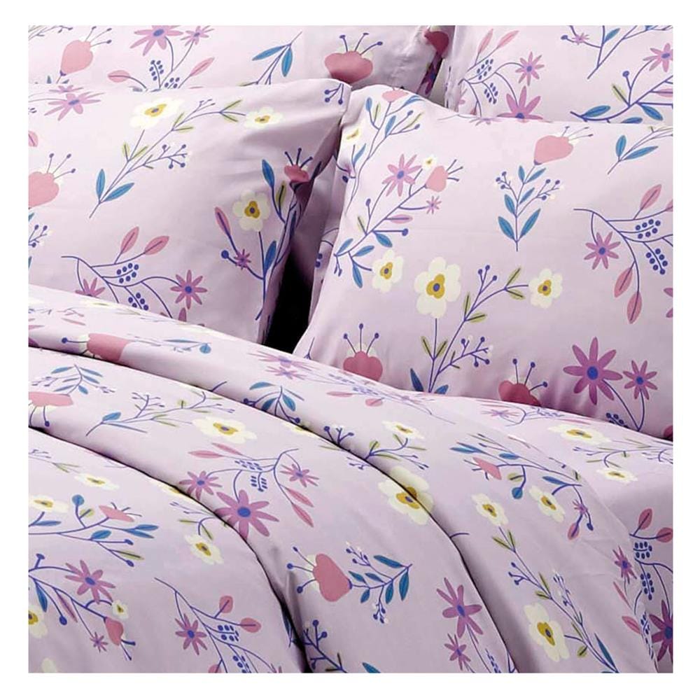 ชุดผ้าปูที่นอน 6 ฟุต 6 ชิ้น TULIP DELIGHT 60204-DL090