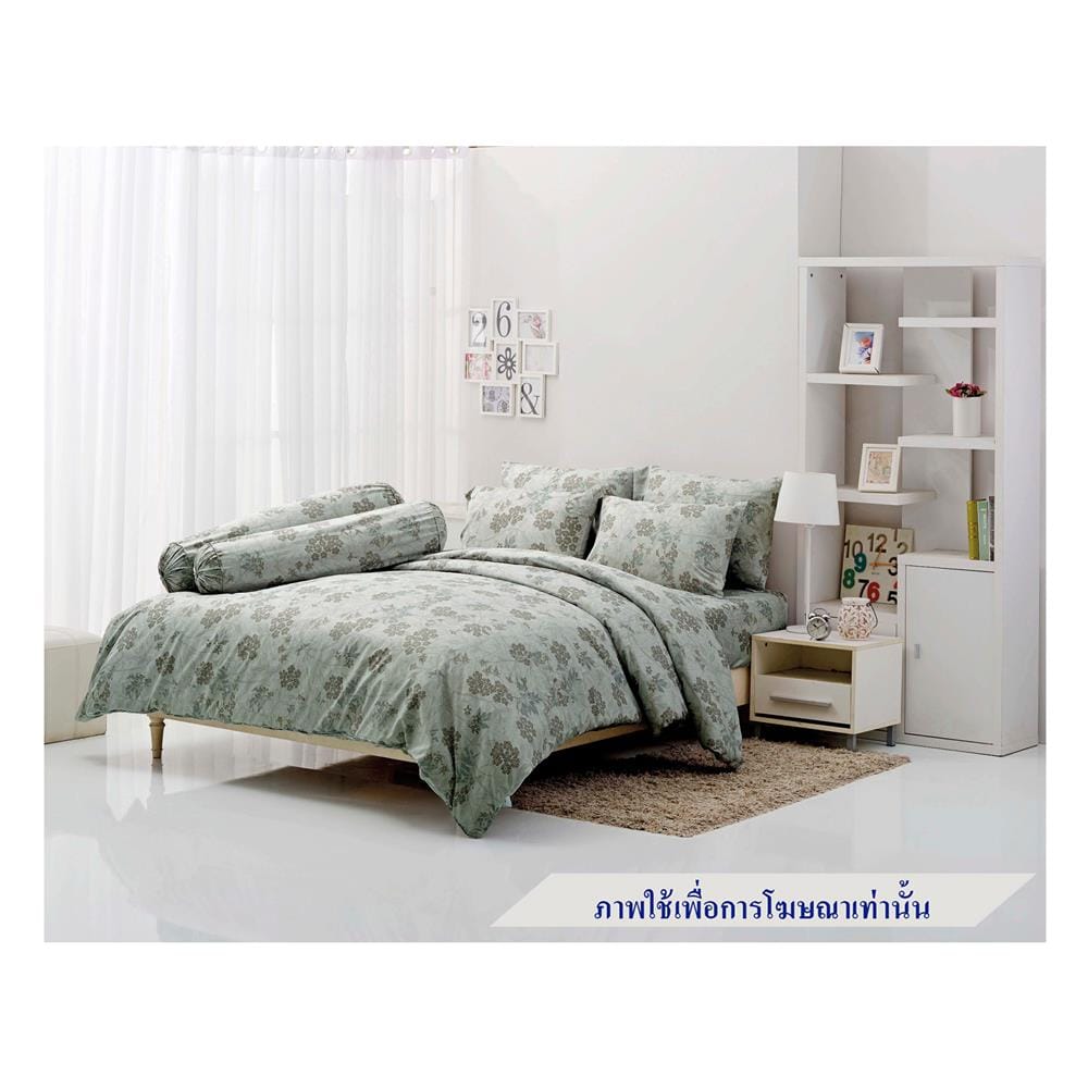 ชุดผ้าปูที่นอน 6 ฟุต 6 ชิ้น TULIP DELIGHT 60204-DL091