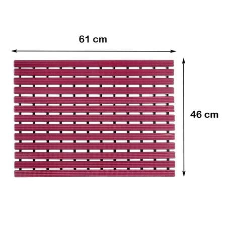 แผ่นกันลื่น HOME LIVING STYLE CRYSTAL 46x61 ซม. สีแดง_7