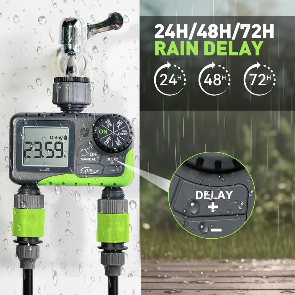 เครื่องตั้งเวลารดน้ำดิจิทัล RAINPOINT MINI 2-ZONE