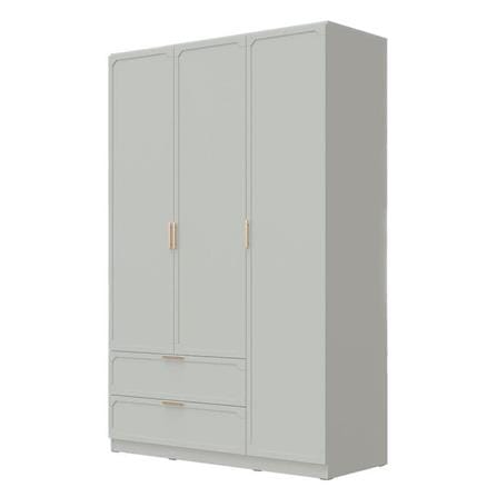 ตู้เสื้อผ้า 3 บานเปิด SB FURNITURE QUINN 19228847 150 ซม. สี MAGIC GREY