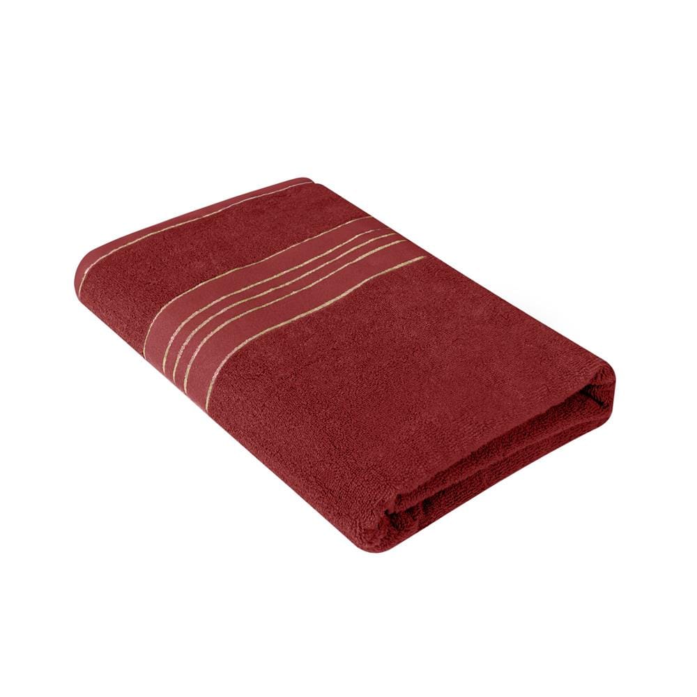 ผ้าขนหนู HOME LIVING STYLE AMBER 30X60 นิ้ว สี MAROON
