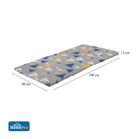 ที่นอนปิกนิก HOME LIVING STYLE REMI 90X198 ซม. สี GREY_9