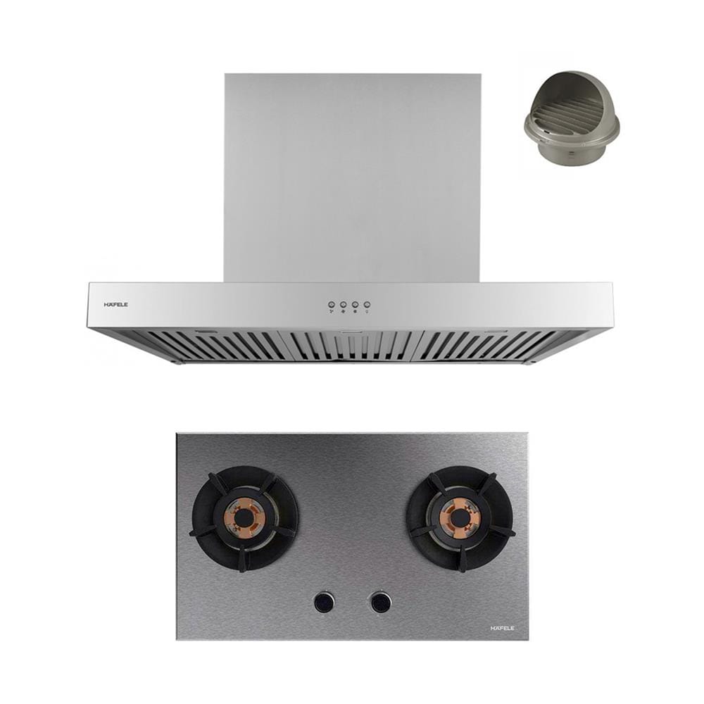 เตาฝัง+เครื่องดูดควัน HAFELE IRON+DION 495.07.362