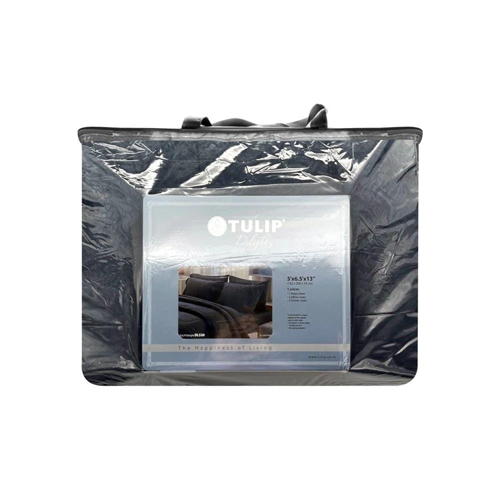 ชุดผ้าปูที่นอน 5 ฟุต 6 ชิ้น TULIP DELIGHT 60240-DL530