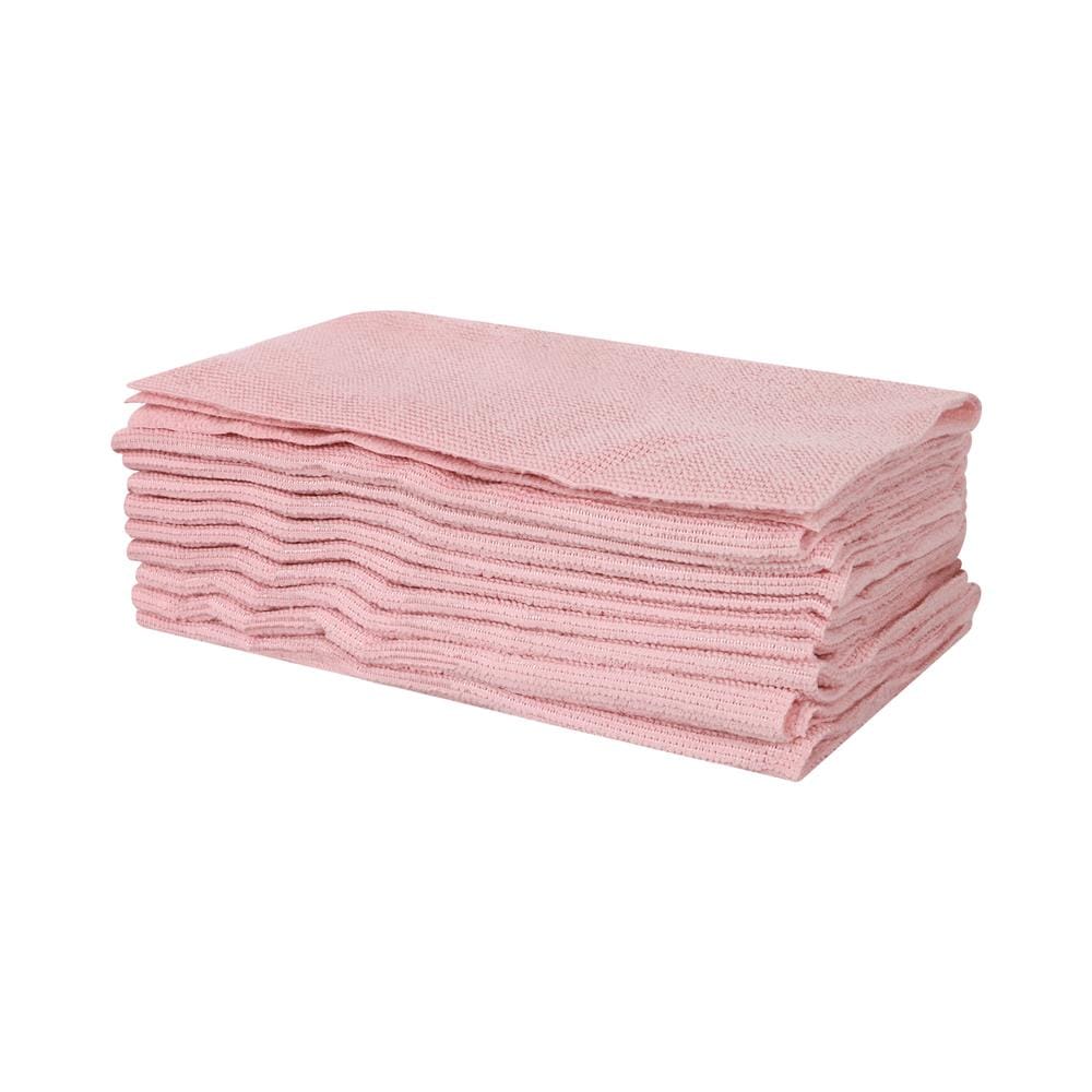 ผ้าไมโครไฟเบอร์ทำความสะอาดแบบกล่อง ACCO 22x22 ซม. 20 ชิ้น สีชมพู