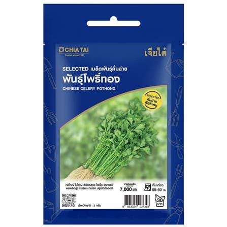 เมล็ดพันธุ์คื่นฉ่าย พันธุ์โพธิ์ทอง ตราเจียไต๋ 3 กรัม_0