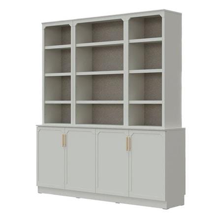 ตู้สูง SB FURNITURE QUINN 19228850 180 ซม. สี MAGIC GREY