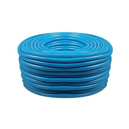 สายยางม้วน PVC เด้ง GARTENE 1 นิ้ว 100 ม. สีฟ้า_0