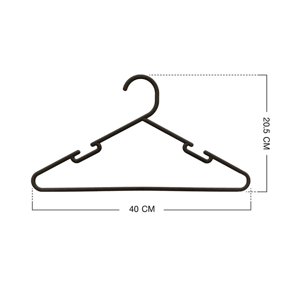 ไม้แขวนเสื้อ PLIM WATSON สีดำ แพ็ก 5 ชิ้น